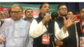 শ্রমিক লীগের সভাপতি ফজলুল হক মন্টু ও সাধারণ সম্পাদক আজম খসরু