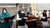 শপথ নিলেন ঢাকা-৫ ও নওগাঁ-৬ আসনের নবনির্বাচিত সংসদ সদস্য