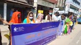 আসন্ন কপ-২৬ জলবায়ু সম্মেলন উপলক্ষে জলবায়ু অর্থায়নে স্বচ্ছতা ও জবাবদিহিতা নিশ্চিতের দাবীতে শ্রীমঙ্গলে সনাকের মানববন্ধন