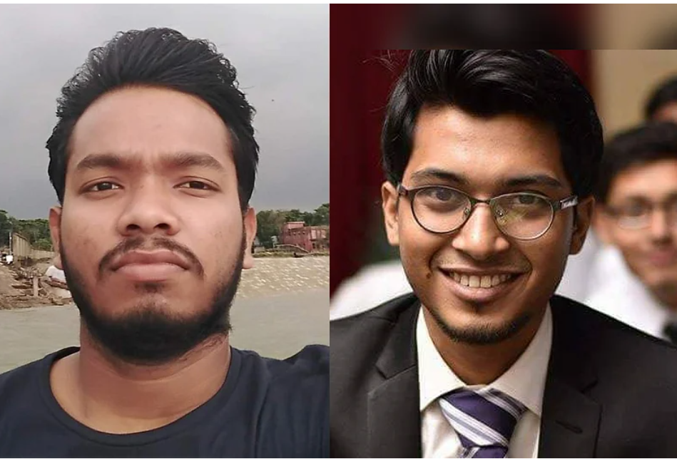 ঢাবি ছাত্র ইউনিয়নের সভাপতি শিমুল কুম্ভকার ও সাধারণ সম্পাদক আদনান আজিজ চৌধুরী