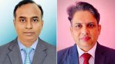 বিসিক কর্মকর্তা সমিতির সভাপতি অখিল রঞ্জন তরফদার ও মহাসচিব রব্বানী তালুকদার