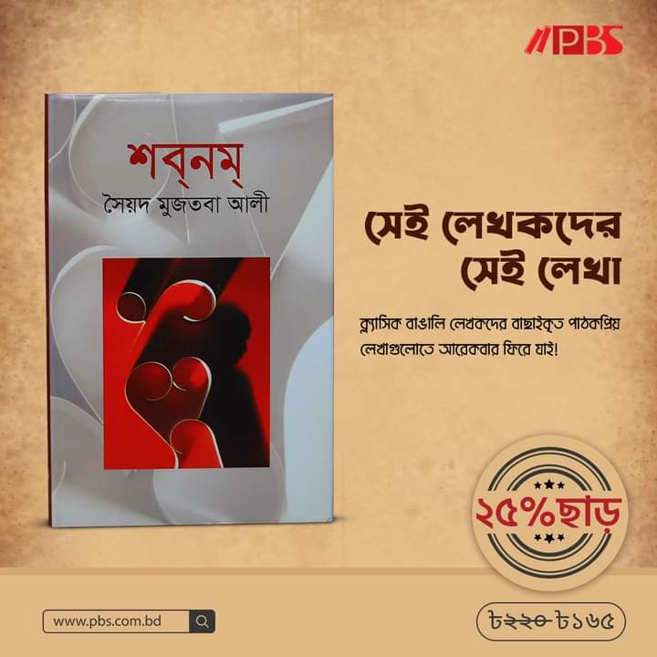 বাংলাসাহিত্যের বিরল প্রতীভা সৈয়দ মুজতবা আলীর অনন্যসাধারণ এক সৃষ্টি ‘শবনম’