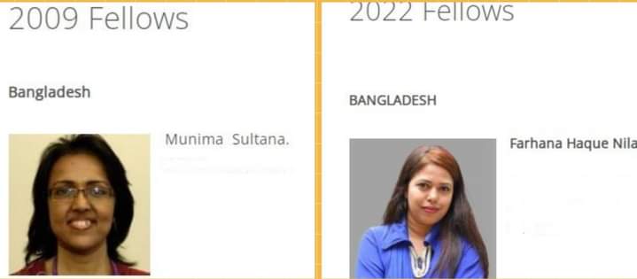এশিয়া জার্নালিজম ফেলোশিপে বাংলাদেশ থেকে প্রথম প্রতিনিধিত্ব করেছিলেন মুনিমা সুলতানা আপা