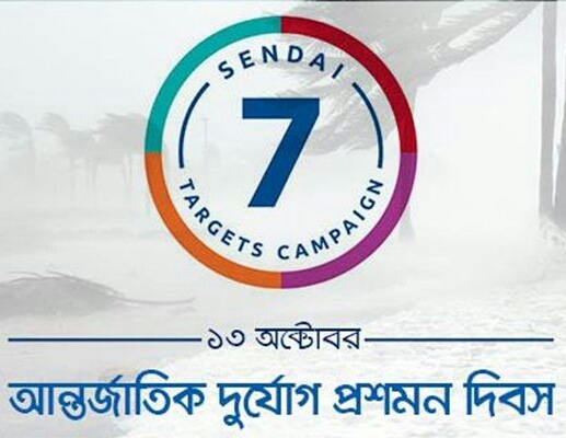 আন্তর্জাতিক দুর্যোগ প্রশমন দিবস কাল