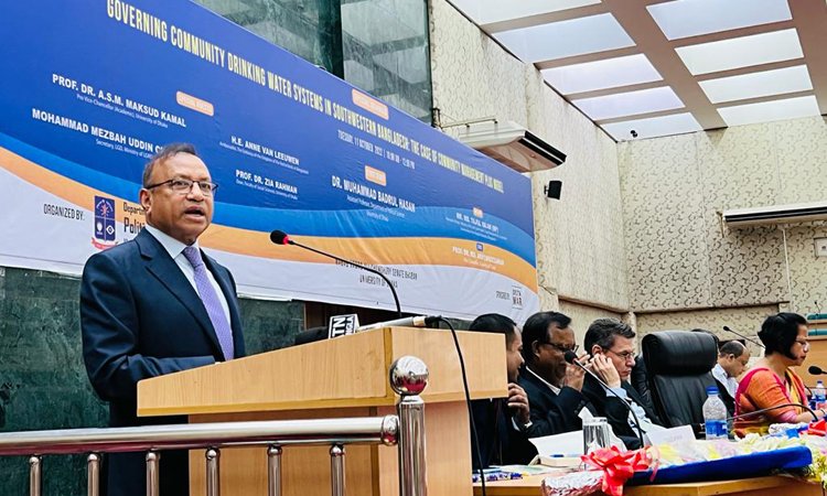 পানির ভবিষ্যৎ চাহিদা পূরণে ওয়াটার গ্রিড লাইন চালু করবে সরকার : স্থানীয় সরকার মন্ত্রী