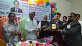 বিশিষ্ট শিক্ষা অনুরাগী শেখ কবির হোসেনকে সংবর্ধনা