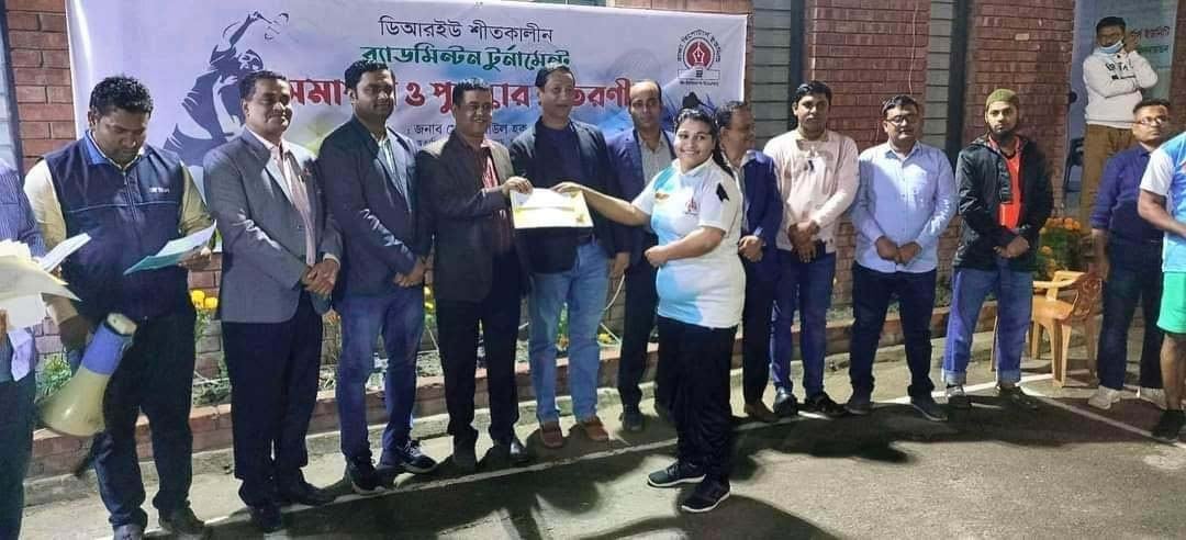 ডিআরইউ ব্যাডমিন্টনে নারী এককে চ্যাম্পিয়ন নাদিয়া শারমিন
