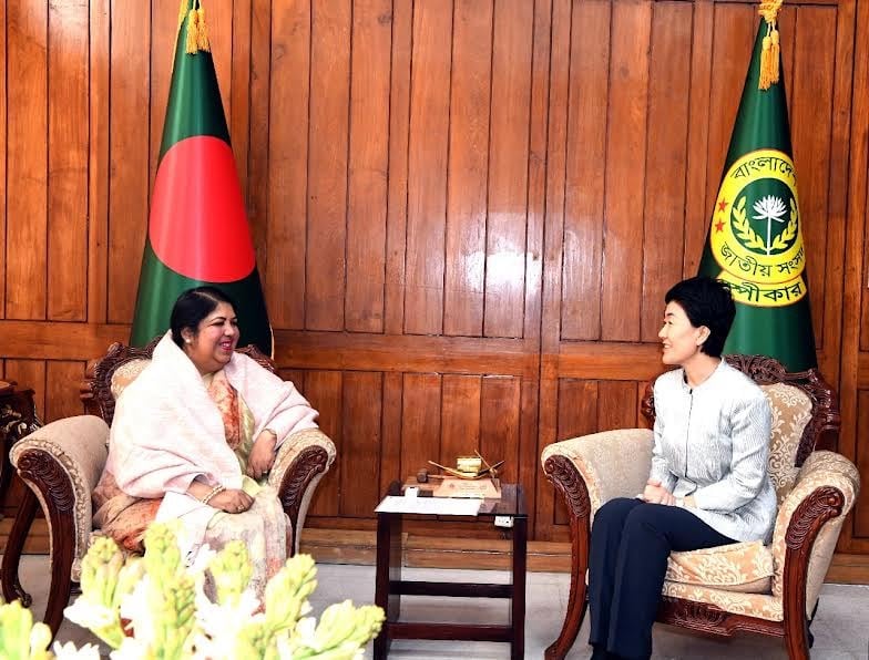 স্পিকারের সাথে চীনের কমিউনিস্ট পার্টির আন্তর্জাতিক কমিটির ভাইস মিনিস্টারের সাক্ষাৎ