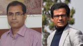 রেলওয়ে রিপোর্টার্স ফোরামের সভাপতি রাজা রায় ও সাধারণ সম্পাদক আরেফিন মাসুদ