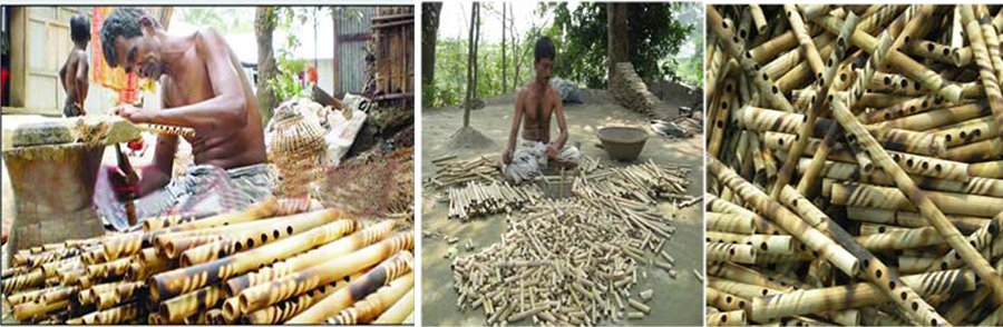 বাঁশি শিল্পের সাথে জড়িতরা ব্যস্ত সময় পার করছেন