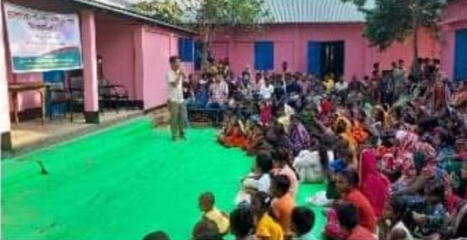 শ্রীমঙ্গলের জাগছড়া চা বাগানে অভিভাবকদের নিয়ে শিশু সুরক্ষা বিষয়ক সেমিনার
