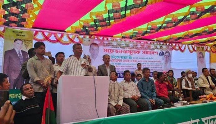 ৩১ দফার পক্ষে জনমত গঠনে বান্দরবানে বিএনপি’র সমাবেশ