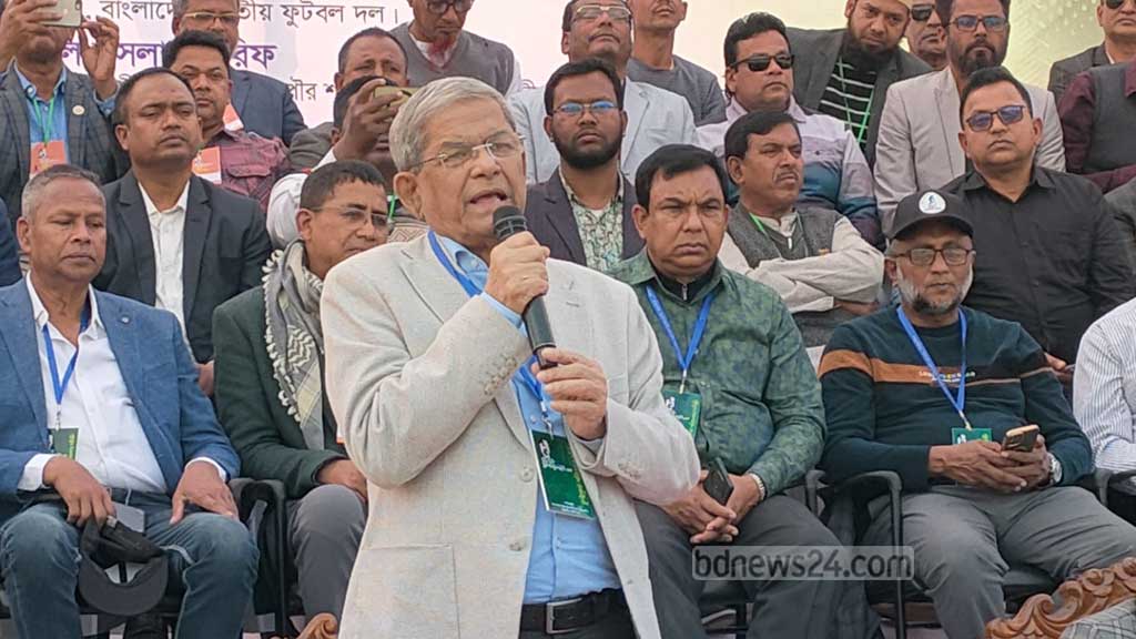 গণতন্ত্রকে প্রাতিষ্ঠানিক রূপ দিতে নির্বাচনই একমাত্র পথ: মির্জা ফখরুল