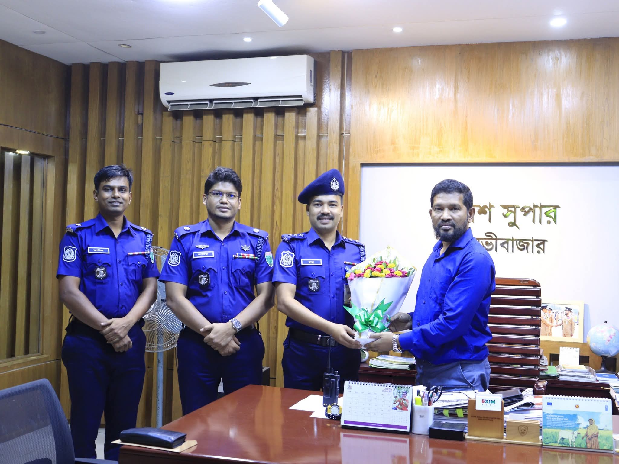 শ্রীমঙ্গলে নবাগত সার্কেল এএসপি মো. ওয়াহিদুজ্জামান রাজুর যোগদান