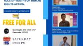 মানবাধিকার বিষয়ে যুবসমাজের ভূমিকা নিয়ে অনলাইন কর্মশালা শনিবার