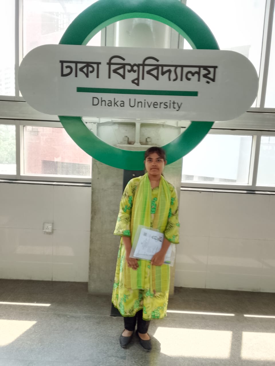 মুক্তিযুদ্ধ জাদুঘরে সংরক্ষিত শিক্ষার্থী সৈয়দা হাজেরা সুলতানার লেখা ‘মুক্তিযুদ্ধের প্রত্যক্ষদর্শীর ভাষ্য’