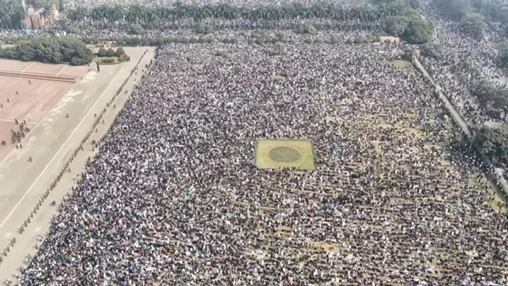 জনসমুদ্রে সম্পন্ন হলো বেগম খালেদা জিয়ার রাষ্ট্রীয় জানাজা