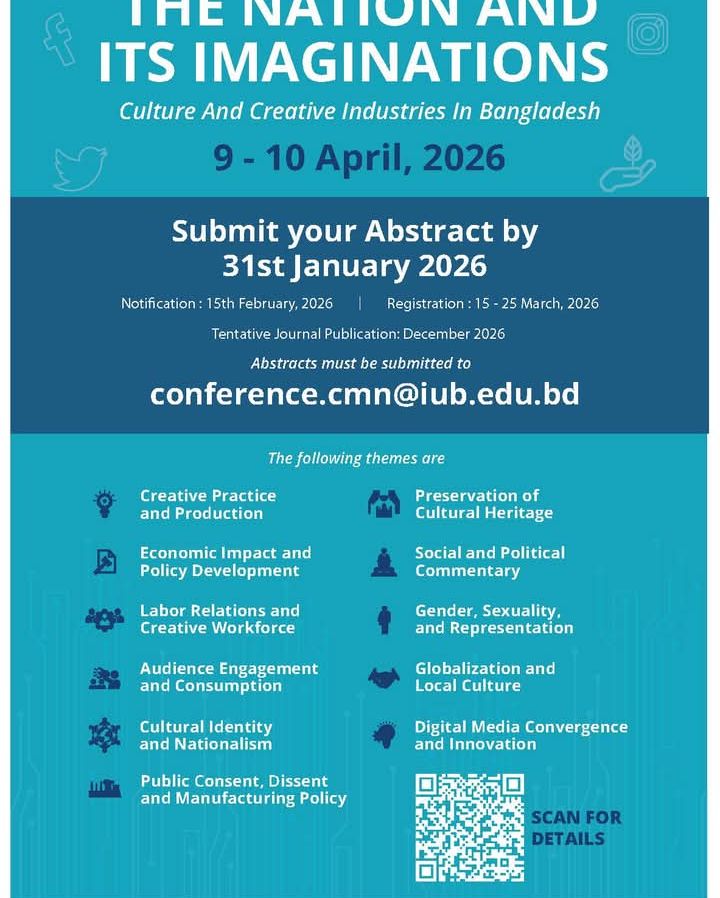 ৯-১০ এপ্রিল সংস্কৃতি ও সৃজনশীল শিল্প নিয়ে ঢাকায় আন্তর্জাতিক সম্মেলন