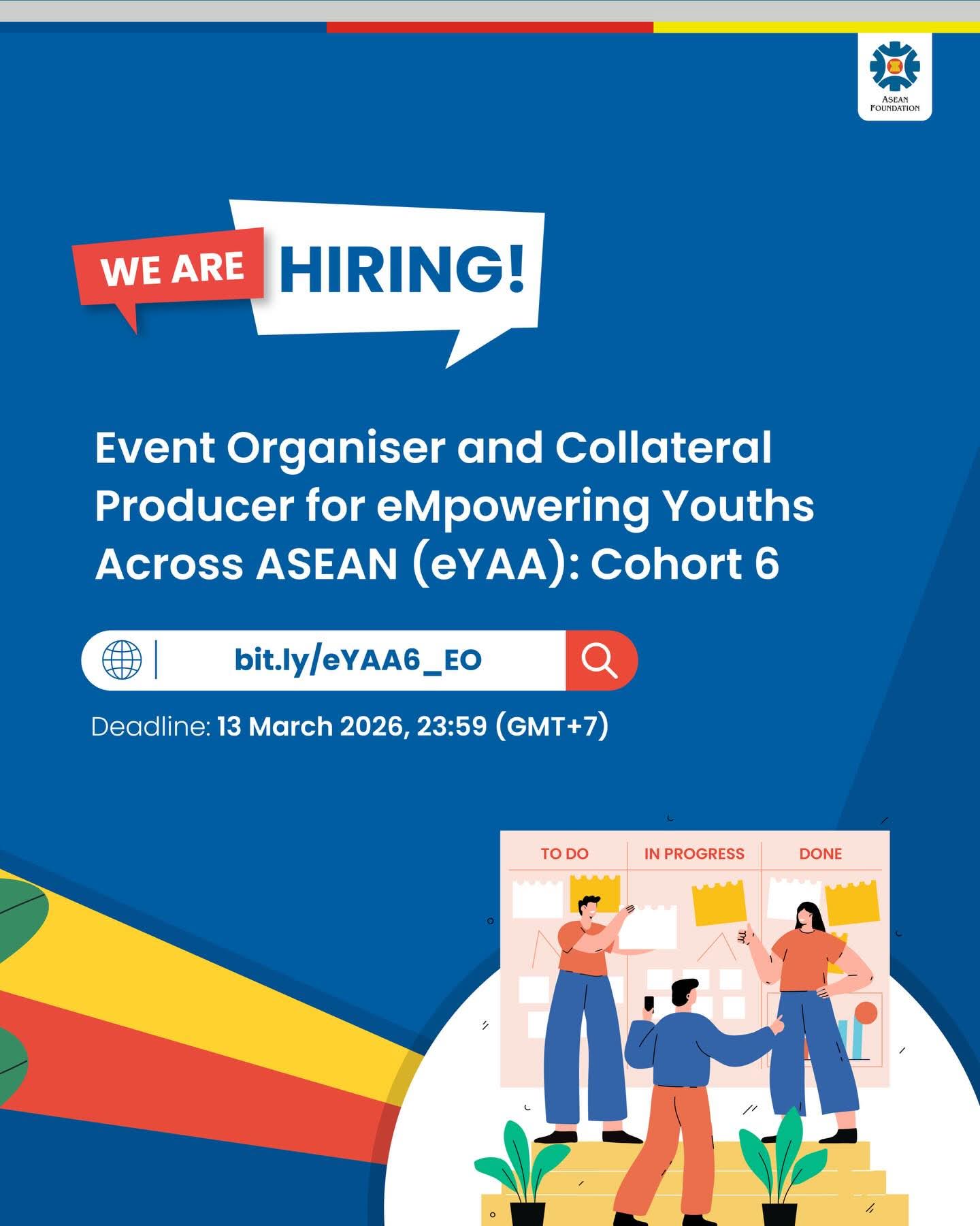 ইয়ুথ কর্মসূচির জন্য অর্গানাইজার খুঁজছে আসিয়ান ফাউন্ডেশন