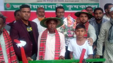 ধানের শীষের প্রার্থী বিজয়ী হলে, এলাকার উন্নয়ন নিশ্চিত হবে: শ্রীমঙ্গল পৌর কৃষক দল