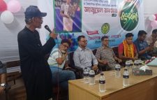 সাফ ফুটবল জয়ী স্যামুয়েল রাকসামকে শ্রীমঙ্গলে সংবর্ধনা প্রদান