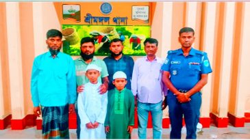 শ্রীমঙ্গলে উদ্ধার হওয়া কিশোরগঞ্জের নিখোঁজ দুই মাদ্রাসাছাত্র পরিবারের কাছে হস্তান্তর