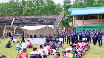 মৌলভীবাজারে ক্যাডেট এএসআই নিয়োগ পরীক্ষা: দ্বিতীয় দিনের শারীরিক সক্ষমতা যাচাই সম্পন্ন