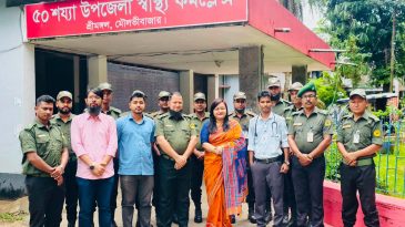 নিরাপত্তা জোরদারে শ্রীমঙ্গলে ৫০ শয্যা স্বাস্থ্য কমপ্লেক্সে আনসার সদস্য নিয়োগ