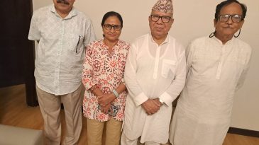 নেপালের কমিউনিষ্ট পার্টির শীর্ষ নেতার সাথে ওয়ার্কার্স পার্টি নেতৃবৃন্দের সৌজন্য সাক্ষাৎ