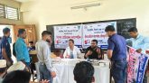 মৌলভীবাজারে বন্যার্তদের পাশে মেডিকেল ক্যাম্প, বিনামূল্যে ওষুধ বিতরণ অব্যাহত