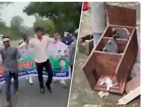 ছাত্রলীগের ঝটিকা মিছিলের পর নাটোরে তিন নেতার বাড়িতে ভাঙচুর, আতঙ্কে এলাকাবাসী
