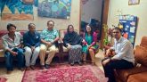 শহীদ জননী জেলেনা চৌধুরীর সঙ্গে ছাত্রমৈত্রীর সাবেক ও বর্তমান নেতৃবৃন্দের সৌজন্য সাক্ষাৎ