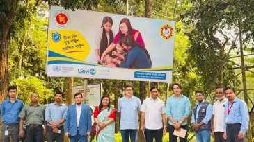 শ্রীমঙ্গলে হাম-রুবেলা টিকাদান কার্যক্রম পরিদর্শনে WHO ও স্বাস্থ্য অধিদপ্তরের প্রতিনিধি দল