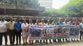 কারাবন্দি সাংবাদিকদের মুক্তির দাবিতে মানববন্ধন